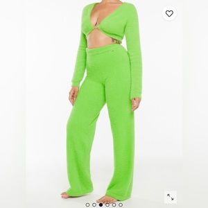 SAVAGE X FENTY by Rihanna, Fluff It Up PJ Set - Kelly Green- Small, NWT